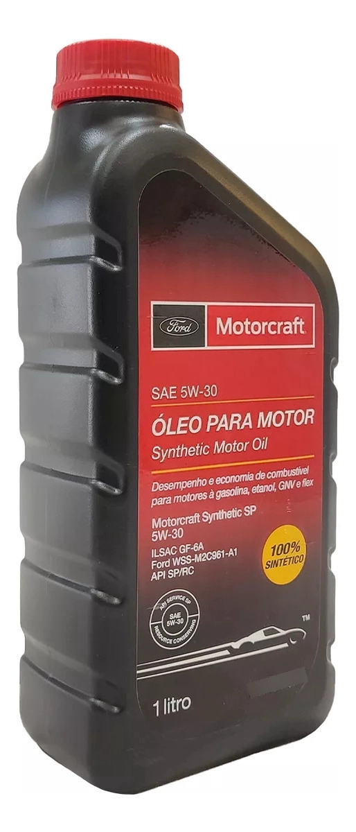 ACEITE MOTOR SINTE TICO 5W30 FORD MOTORCRAFT 1 LITRO - 2