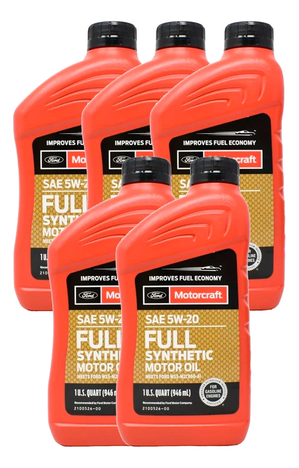 ACEITE FORD MOTORCRAFT 5W20 FULL SINTETICO (5 UNIDADES) - 1