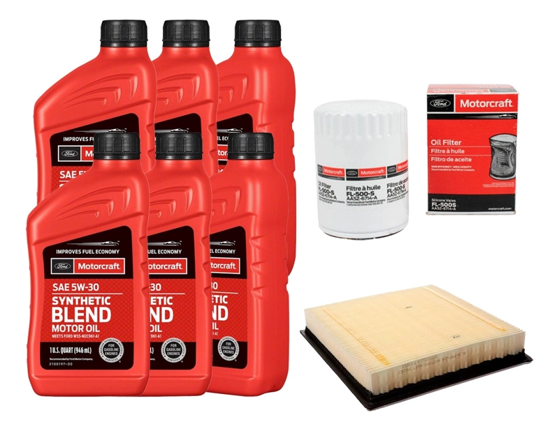 KIT MANTENCION GENUINO FORD F-150 3.5 ACEITE + FILTROS - 1