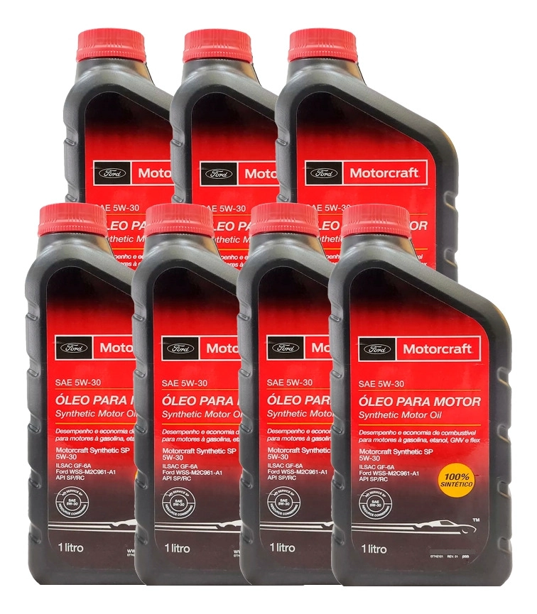 ACEITE FORD MOTORCRAFT 5W30 FULL SINTETICO (7 UNIDADES) - 1