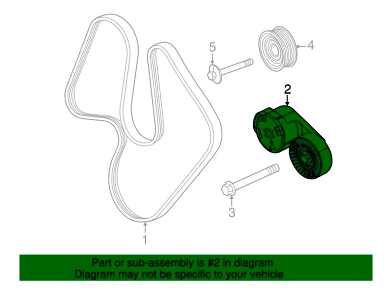 TENSOR CORREA ORIGINAL DODGE / JEEP MOTOR 3.6L - 4