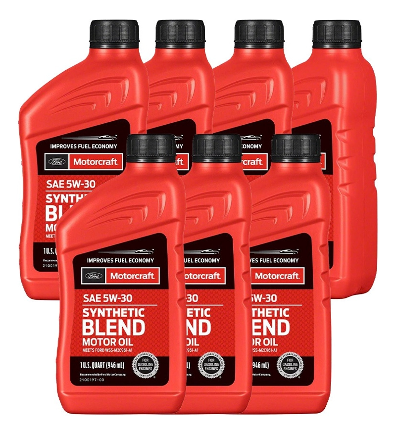 ACEITE GENUINO FORD MOTORCRAFT SAE 5W30 (7 UNIDADES) 6.6 LT - 1