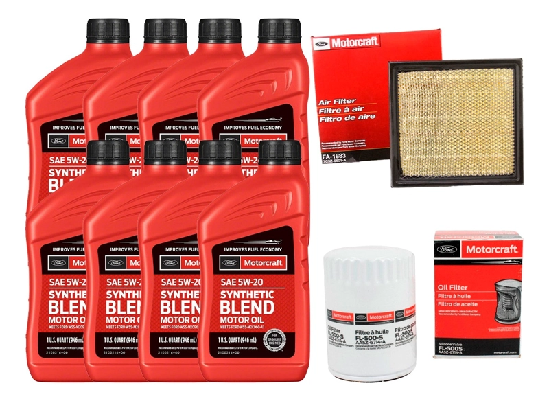 KIT MANTENCION FORD F150 5.0 FILTRO ACEITE+ACEITE+AIRE - 1