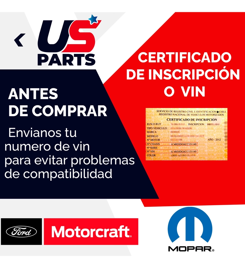 TAPA RADIADOR MOPAR ORIGINAL DODGE DURANGO 3.6L 2011-2015 - 8