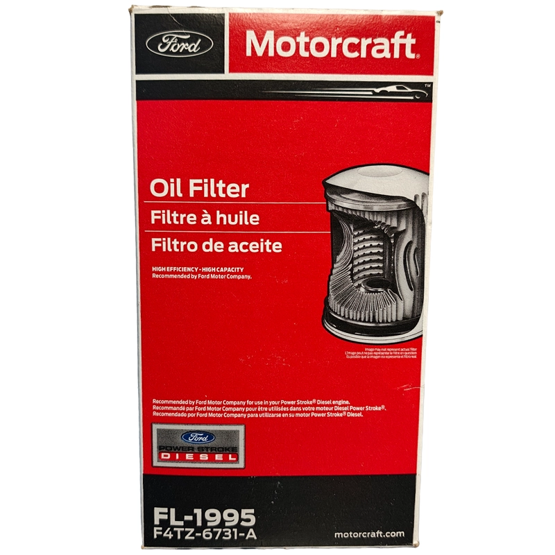 FILTRO ACEITE FORD 7.3 1994-2003 FL-1995 MOTORCRAFT - 2