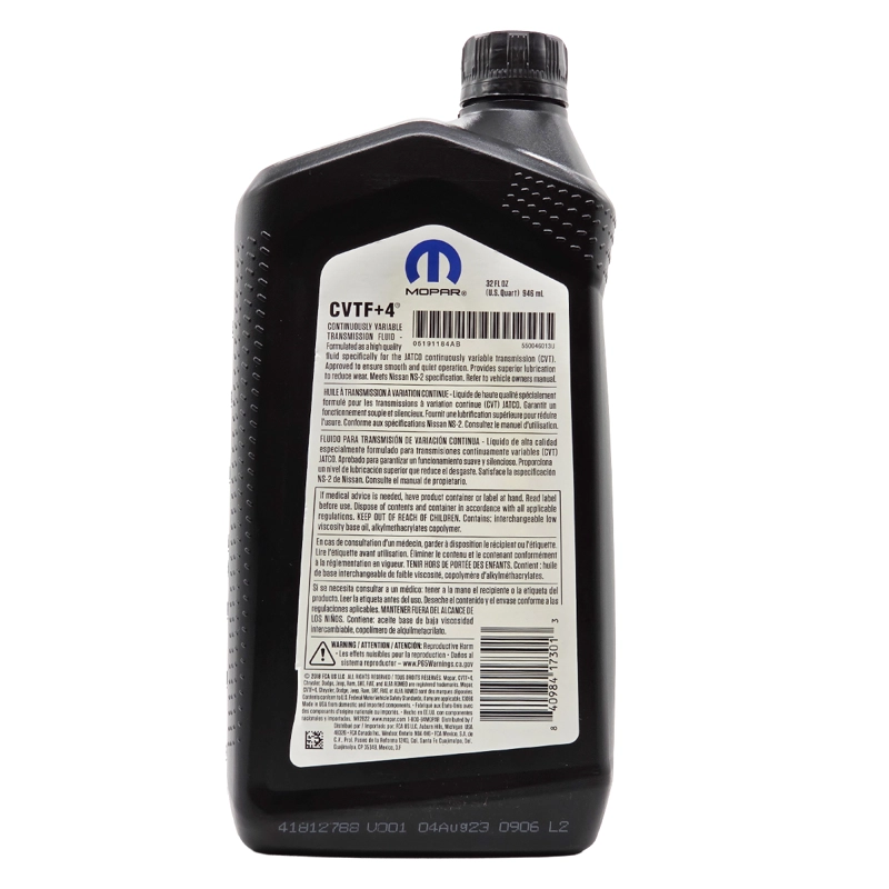 ACEITE CAJA AUTOMATICA CVT JEEP ORIGINAL 5191184AA 946ML - 2