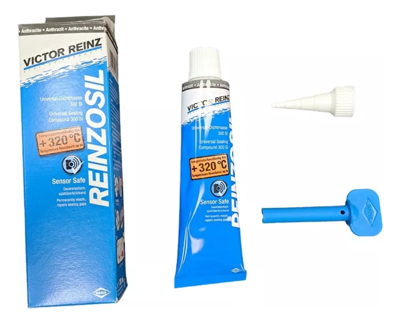 SILICONA GRIS AUTOMOTRIZ VICTOR REINZ 300° 70 ML - 1