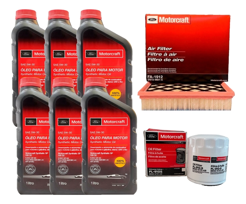 KIT MANTENCION FORD EDGE 2.0 FILTRO ACEITE + ACEITE + AIRE S - 1