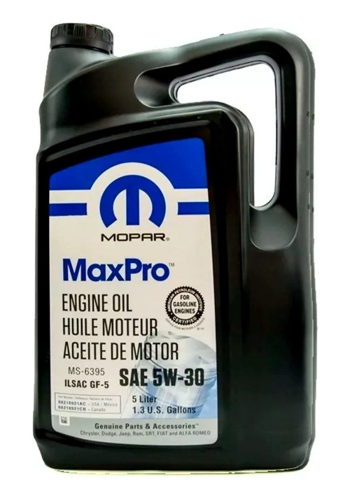 ACEITE MOTOR 5W30 MOPAR / DODGE / JEEP BIDON 5 LITROS - 1