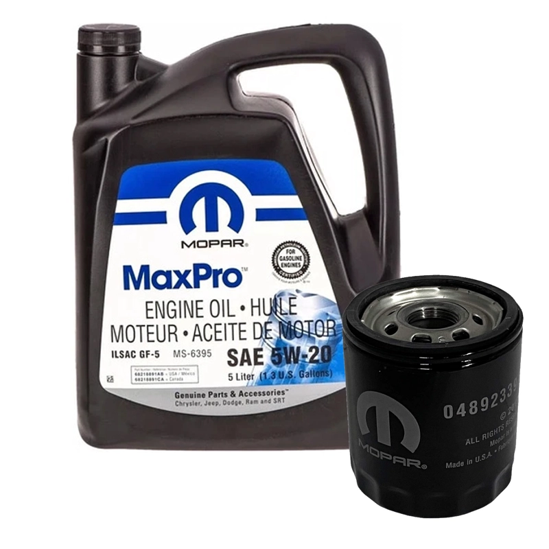 KIT FILTRO ACEITE + ACEITE MOPAR JEEP COMPAS 2.4L 2007-2020 - 1