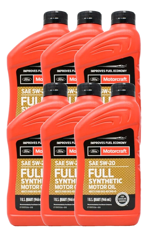 ACEITE FORD MOTORCRAFT 5W20 FULL SINTETICO (6 UNIDADES) - 1