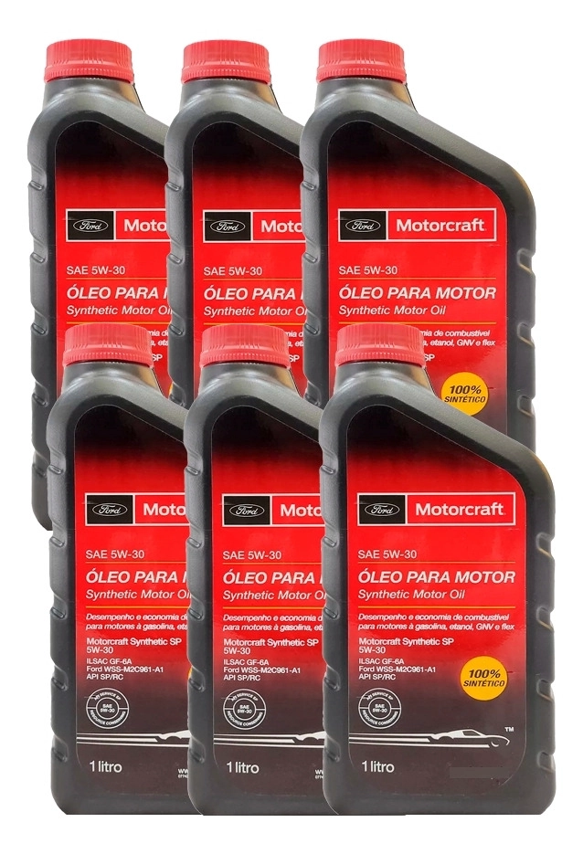 ACEITE FORD MOTORCRAFT 5W30 FULL SINTETICO (6 UNIDADES) - 1