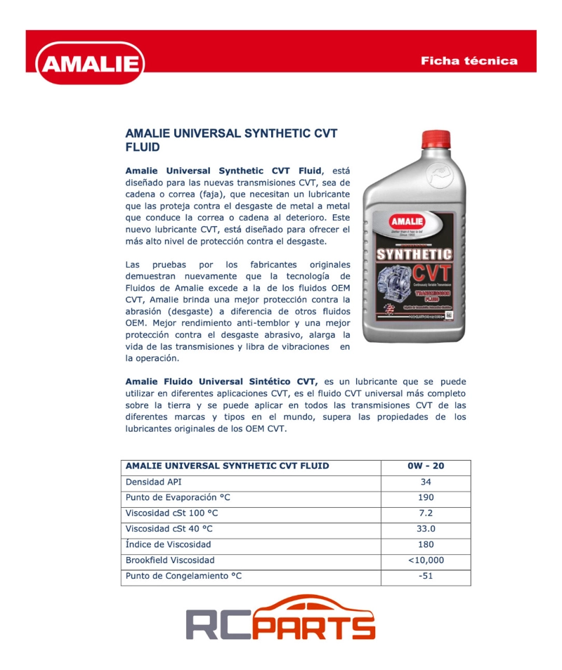 ACEITE TRANSMISION CVT VW VOLKSWAGEN SINTE TICO - 3