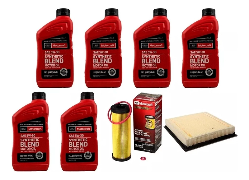 KIT MANTENCION FORD F150 2.7L FILTRO ACEITE + ACEITE+F. AIRE - 1
