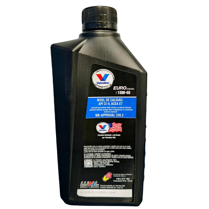 ACEITE 15W40 CI-4 EURODIESEL E-4 VALVOLINE 1 LITRO - 2