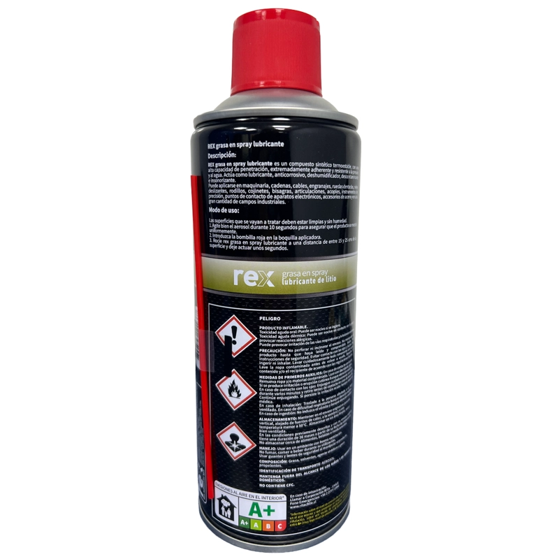 REX GRASA EN SPRAY LUBRICANTE DE LITIO - 2