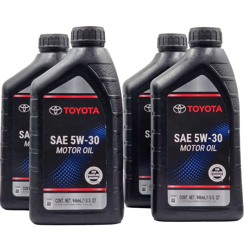 PACK 4 ACEITE DE MOTOR TOYOTA 5W-30 ORIGINAL 946 ML - 1