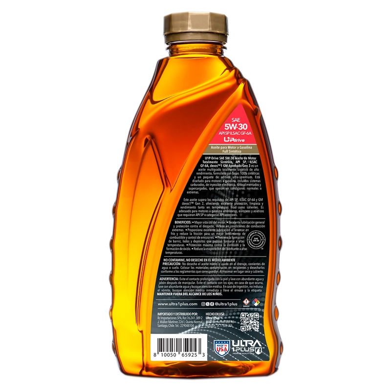 ACEITE DE MOTOR 5W-30 ULTRA1PLUS FULL SINTE TICO DEXOS1 GEN 3 - 2