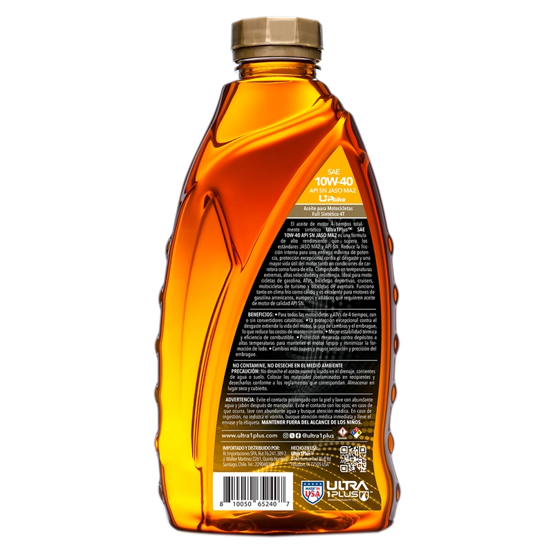 ACEITE DE MOTO 4T 10W-40 ULTRA1PLUS FULL SINTE TICO - 2