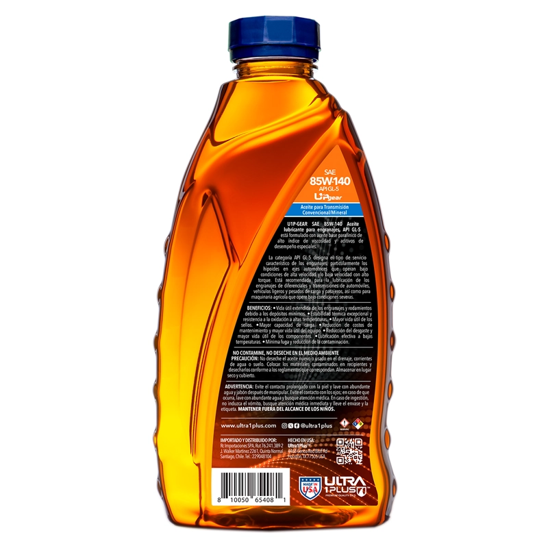 ACEITE DE DIFERENCIAL 85W-140 ULTRA1PLUS MINERAL API GL-5 - 2