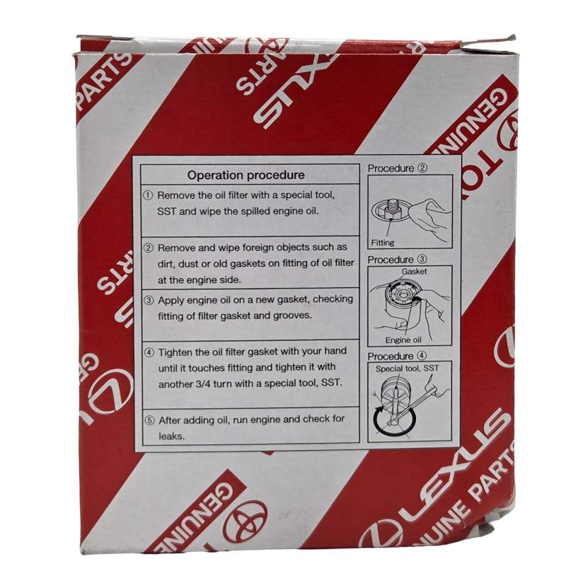 FILTRO ACEITE TOYOTA HILUX ORIGINAL - 3