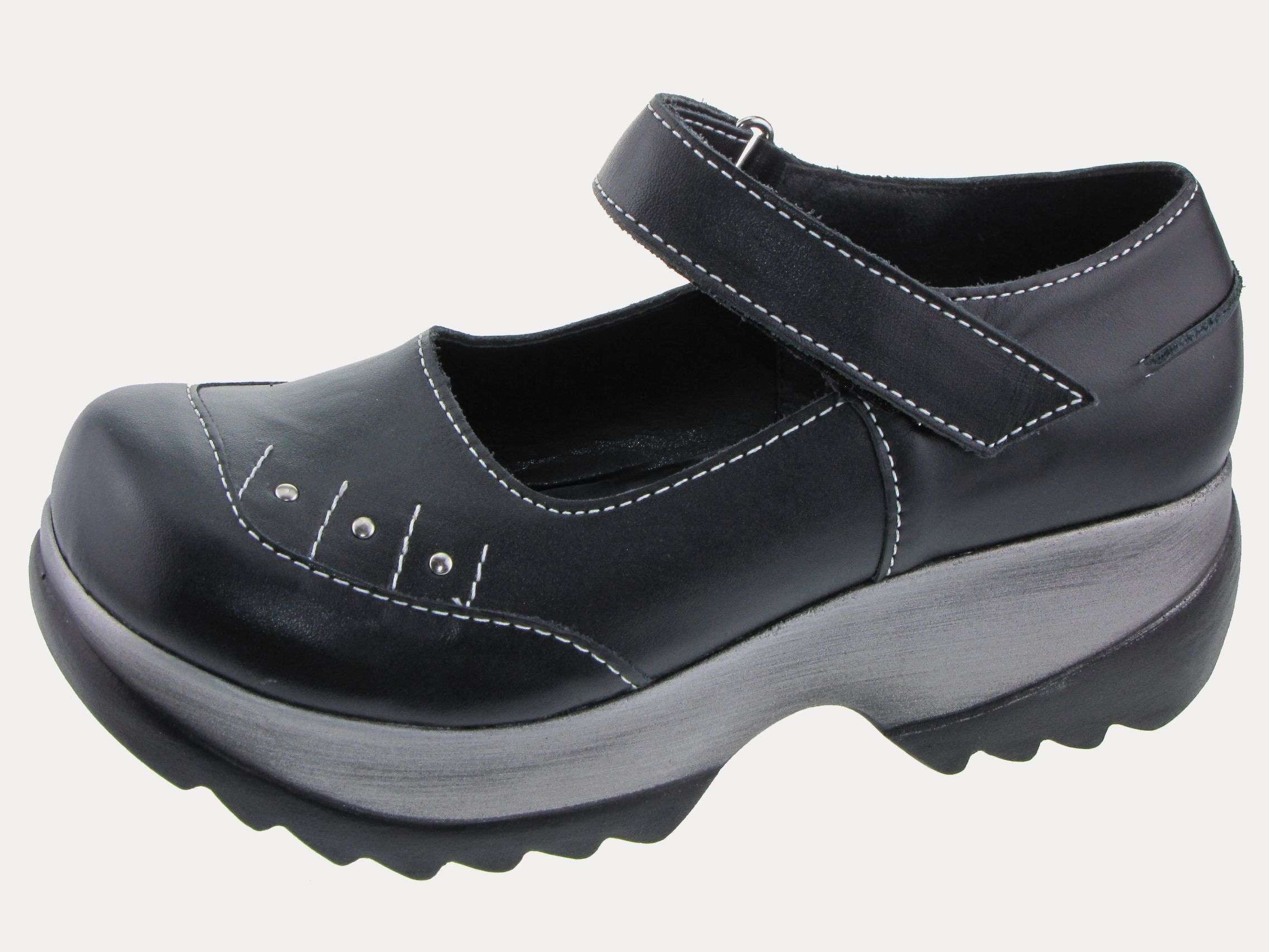 SANDALIAS MUJER VÍA FRANCA CUERO NEGRO ART. 5R1264PRETO - 2