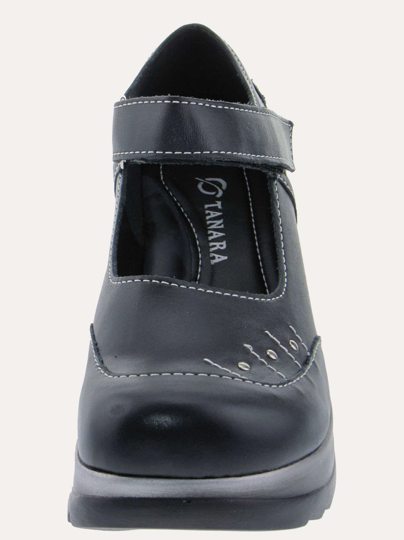SANDALIAS MUJER VÍA FRANCA CUERO NEGRO ART. 5R1264PRETO - 3
