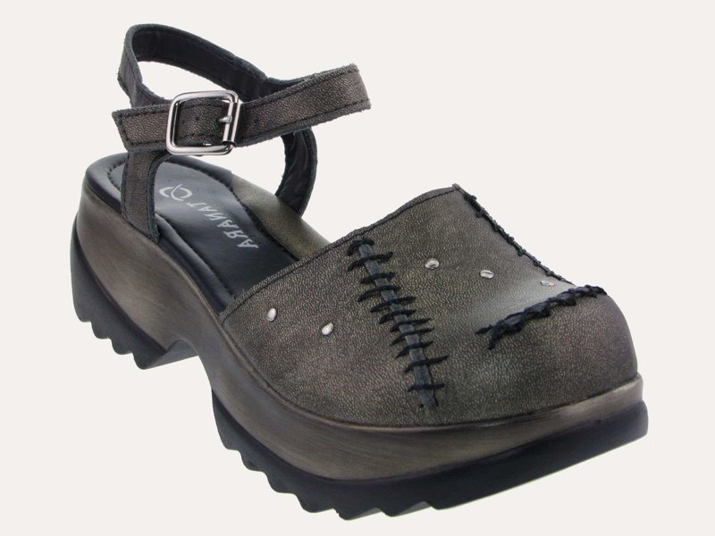SANDALIAS MUJER VÍA FRANCA CUERO ORO ART. 5R1262OURO - 1