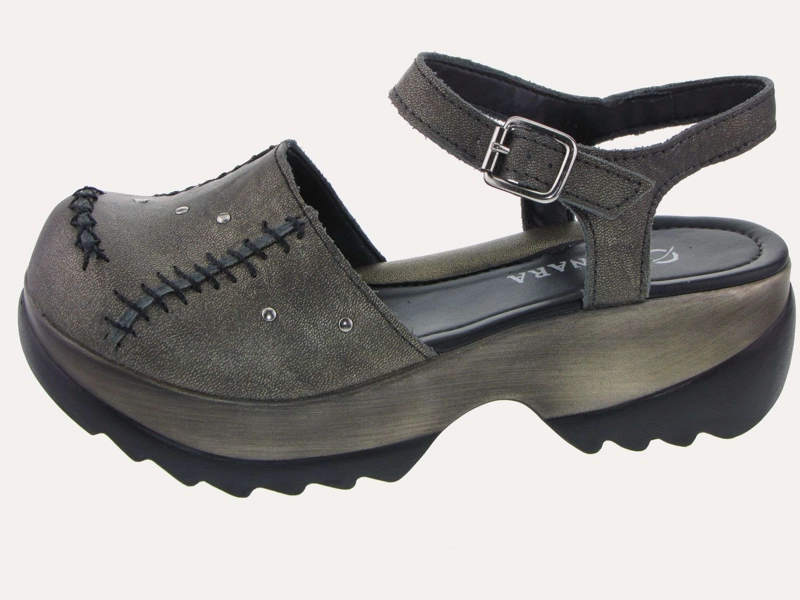 SANDALIAS MUJER VÍA FRANCA CUERO ORO ART. 5R1262OURO - 2
