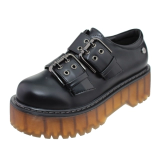 ZAPATO ARMY NEGRO VIA FRANCA ART. 5PG826BLACK /VIA FRANCA - 1
