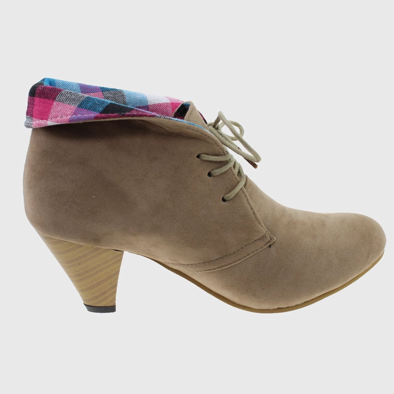 BOTÍN VIA FRANCA BEIGE TACÓN ART. 5IN1549 CASUAL - 4