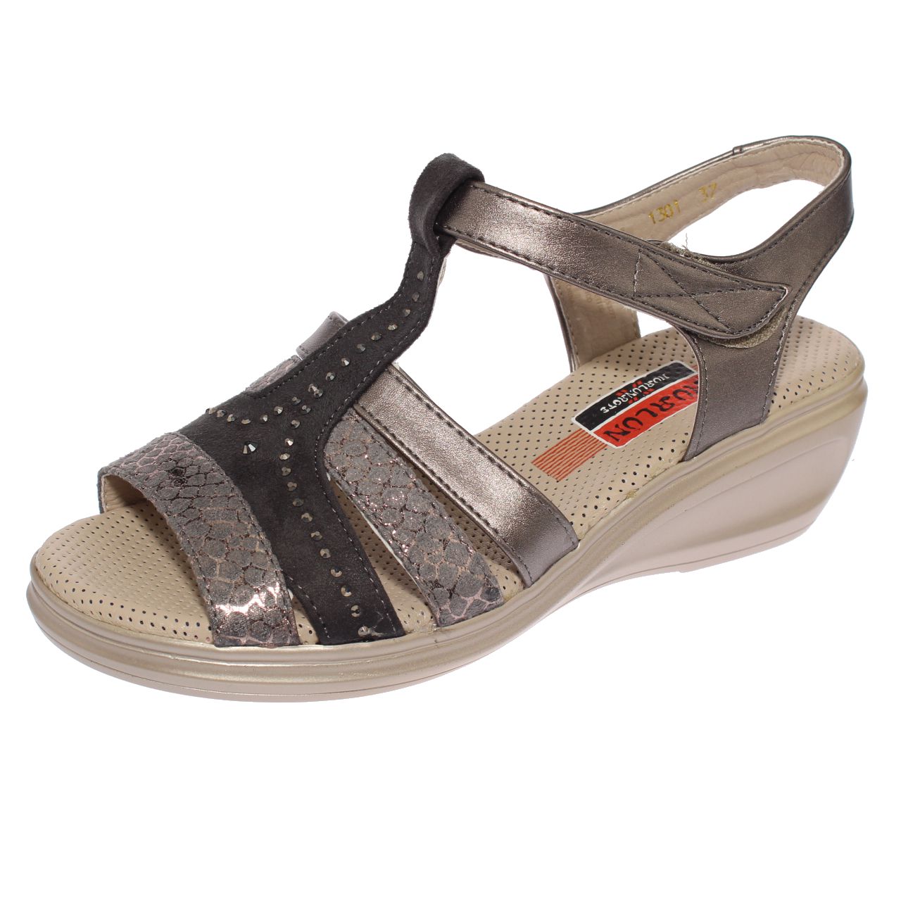 SANDALIA NEGRO VIA FRANCA ART. 51301BLACK - 1