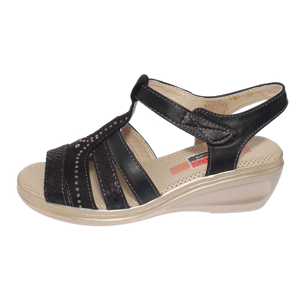 SANDALIA NEGRO VIA FRANCA ART. 51301BLACK - 4