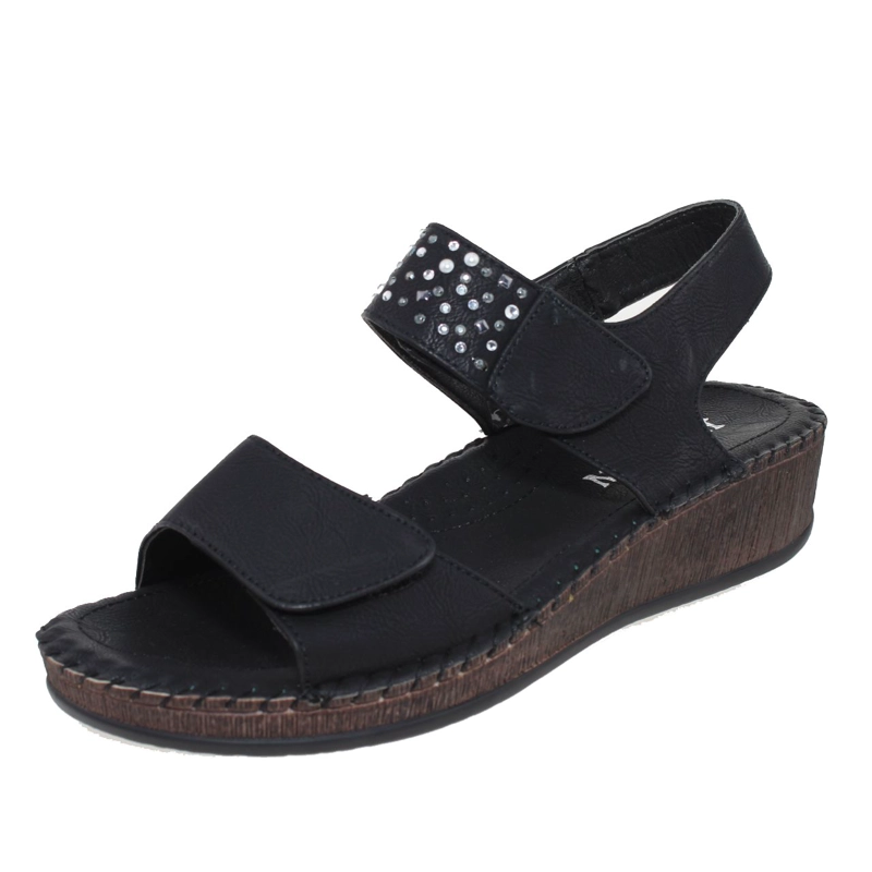 SANDALIAS MUJER VÍA FRANCA NEGRO ART. 5AK20BLACK - 1