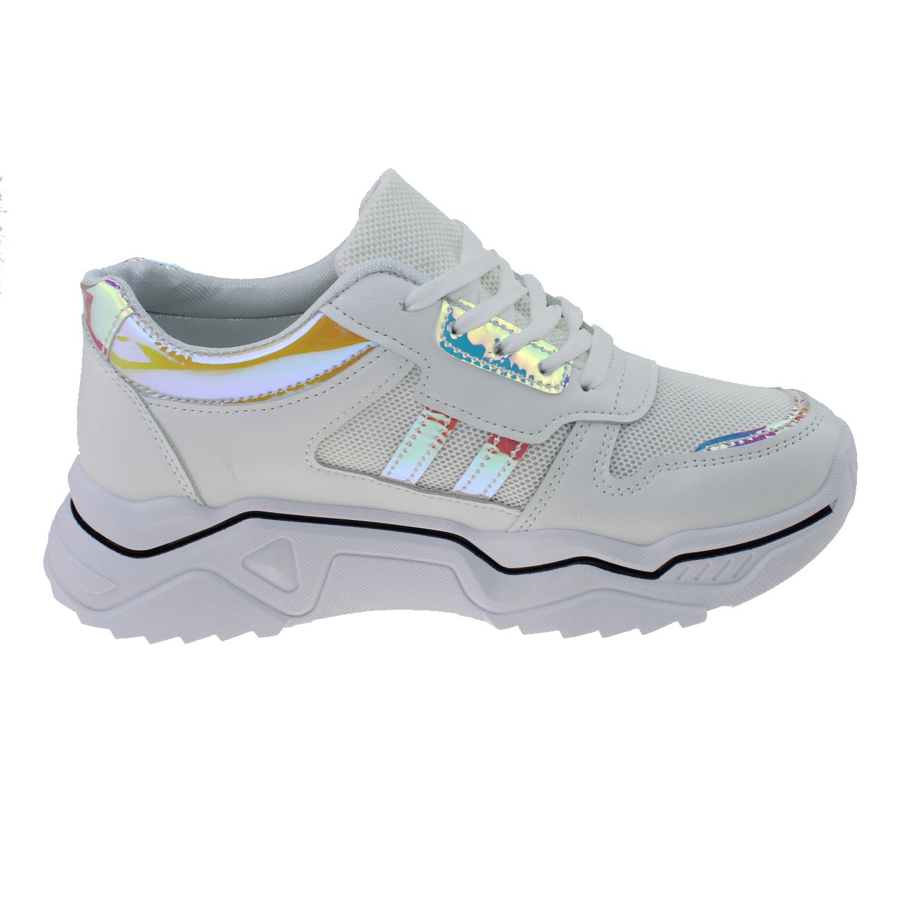 ZAPATILLA BLANCO/NARANJO VIA FRANCA ART. 5LXD65383WO - 2