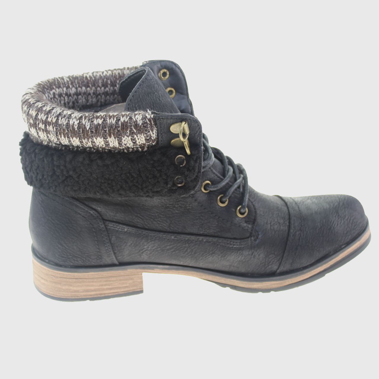 BOTÍN VÍA FRANCA NEGRO KAKI ART. 5ROXY116KAKI URBANO - 3