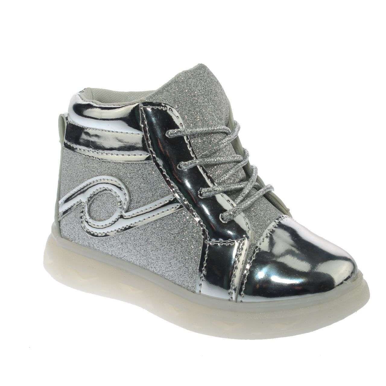 ZAPATILLA CON LUCES DORADO VIA FRANCA - 1