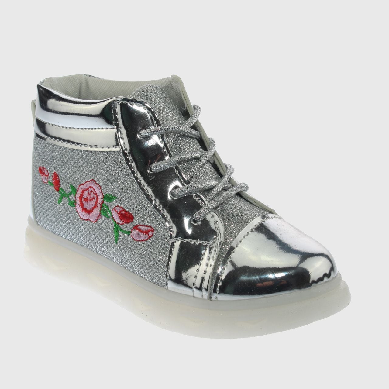 ZAPATILLAS NIÑA VIA FRANCA CASUALES CON LUCES ART 10252SILVER - 1