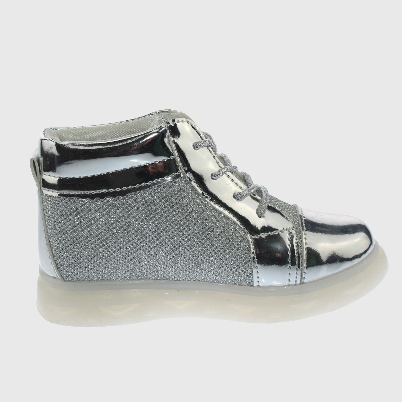 ZAPATILLAS NIÑA VIA FRANCA CASUALES CON LUCES ART 10252SILVER - 3