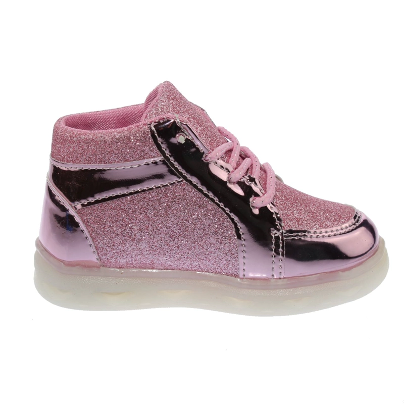 ZAPATILLAS NIÑA VIA FRANCA CASUALES CON LUCES ART 10252SILVER - 3