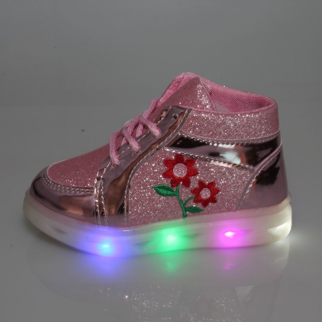 ZAPATILLAS NIÑA VIA FRANCA CASUALES CON LUCES ART 10252SILVER - 4