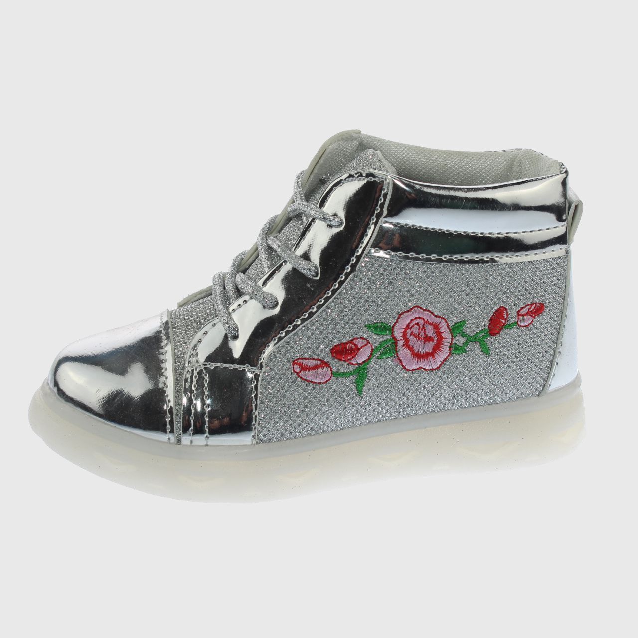 ZAPATILLAS NIÑA VIA FRANCA CASUALES CON LUCES ART 10252SILVER - 5