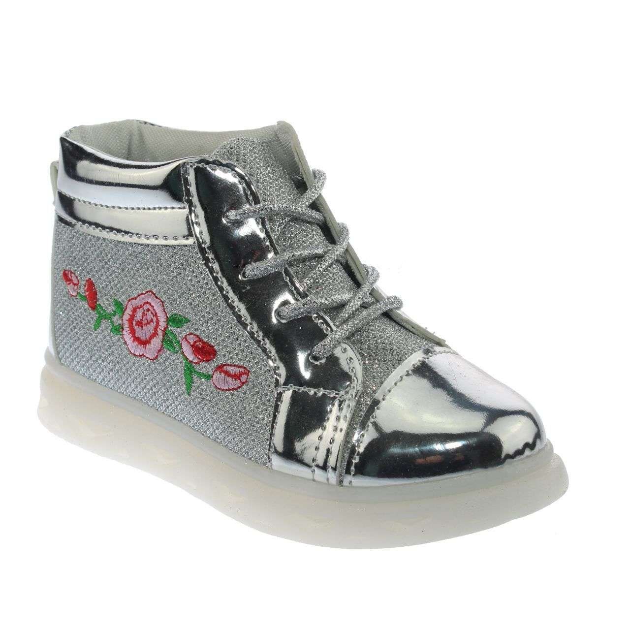 ZAPATILLA CON LUCES DORADO VIA FRANCA - 1