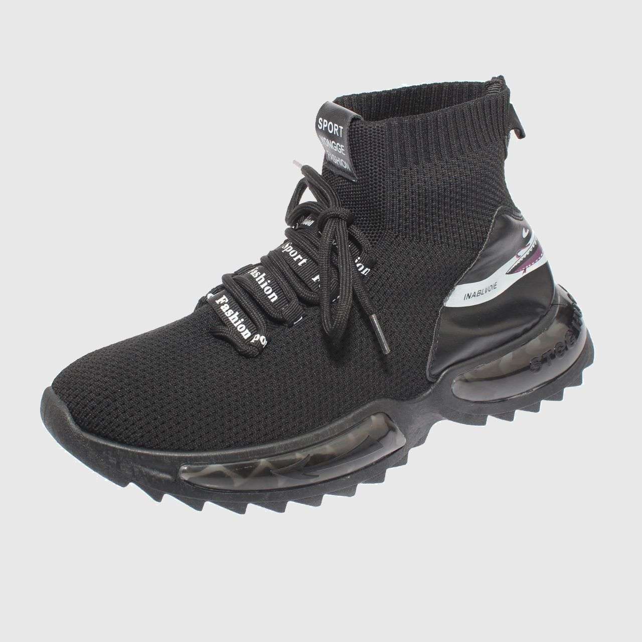 ZAPATILLAS HOMBRE VIA FRANCA URBANAS NEGRO CAÑA ART. 8A173BLACK - 2