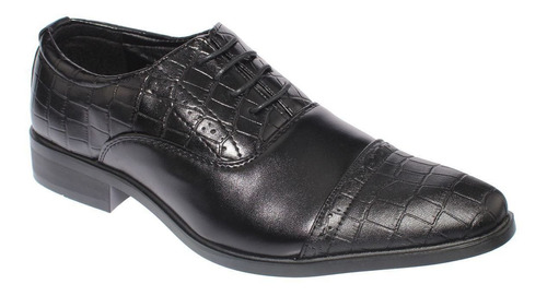 ZAPATO FORMAL NEGRO CASATIA ART: 89821BLACK - 5