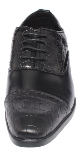 ZAPATO FORMAL NEGRO CASATIA ART: 89821BLACK - 7
