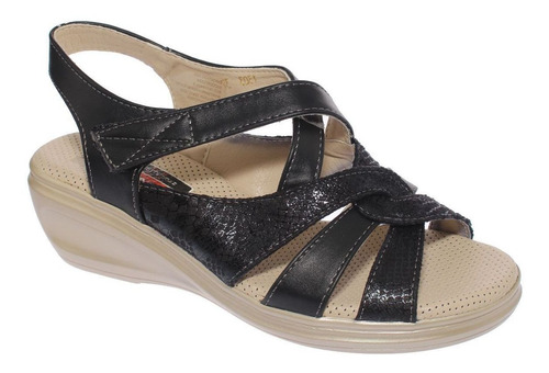 SANDALIA CONFORT NEGRO HUALUN ART: 51303BLACK - 5