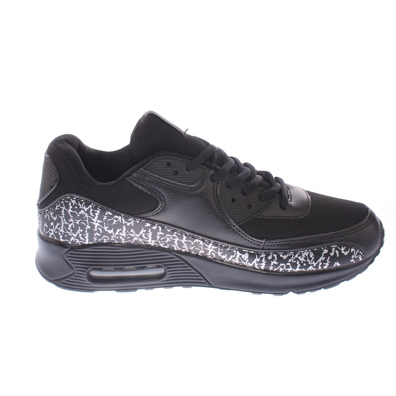 ZAPATILLAS HOMBRE VIA FRANCA CASUALES NEGRO AIR ART 872907BLACK - 4