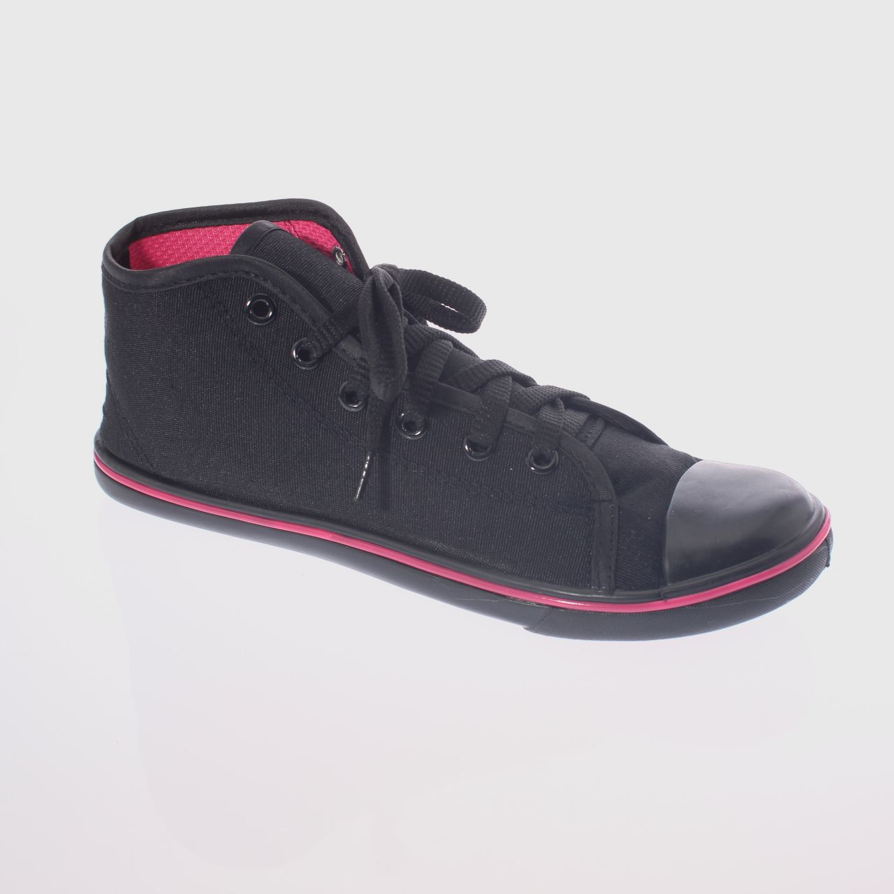 ZAPATILLAS MUJER VIA FRANCA CASUALES NEGRO LONA ART 5M3829BLACK - 1