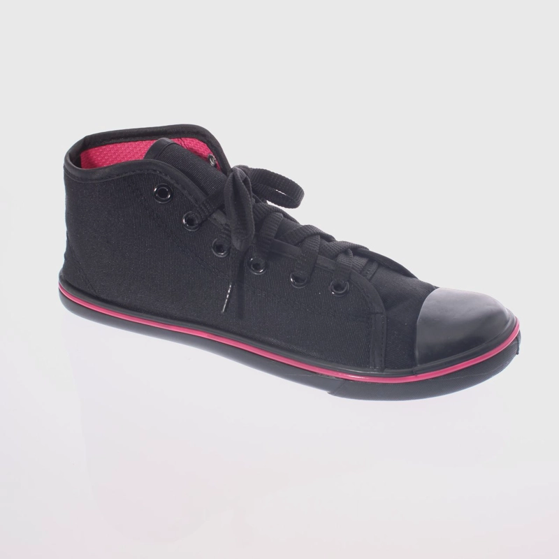 ZAPATILLAS MUJER VIA FRANCA CASUALES NEGRO LONA ART 5M3829BLACK - 1